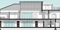 2 Storey Longitudinal Section