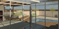 7 View From Sunroom To New Braai Area And Bench